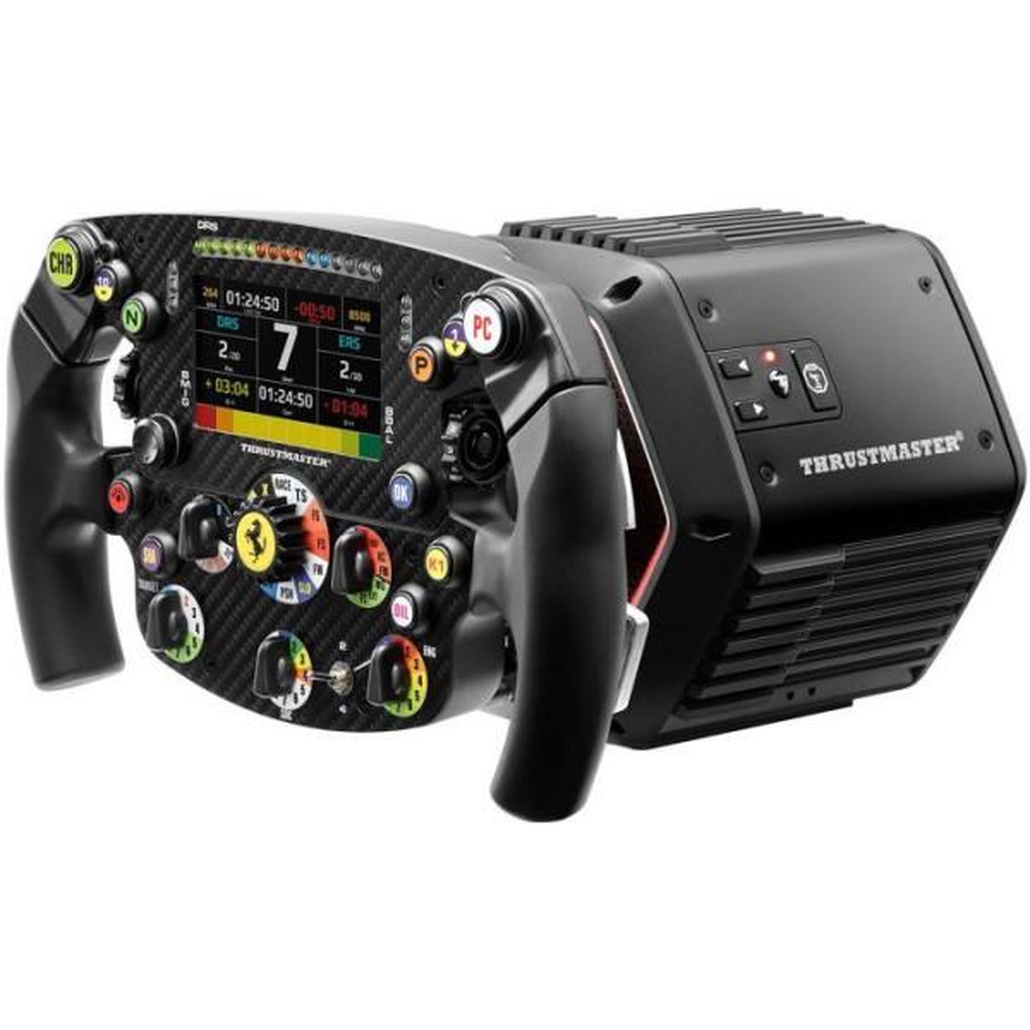 Voir la diapositive 3 : Thrustmaster Volant de course - thrustmaster - ferrari sf-25 edition - add-on compatible bases t598 et t818 - noir