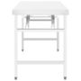 Voir la diapositive 3 : VIDAXL Table de travail pliable de cuisine 100x60x80 cm Inox