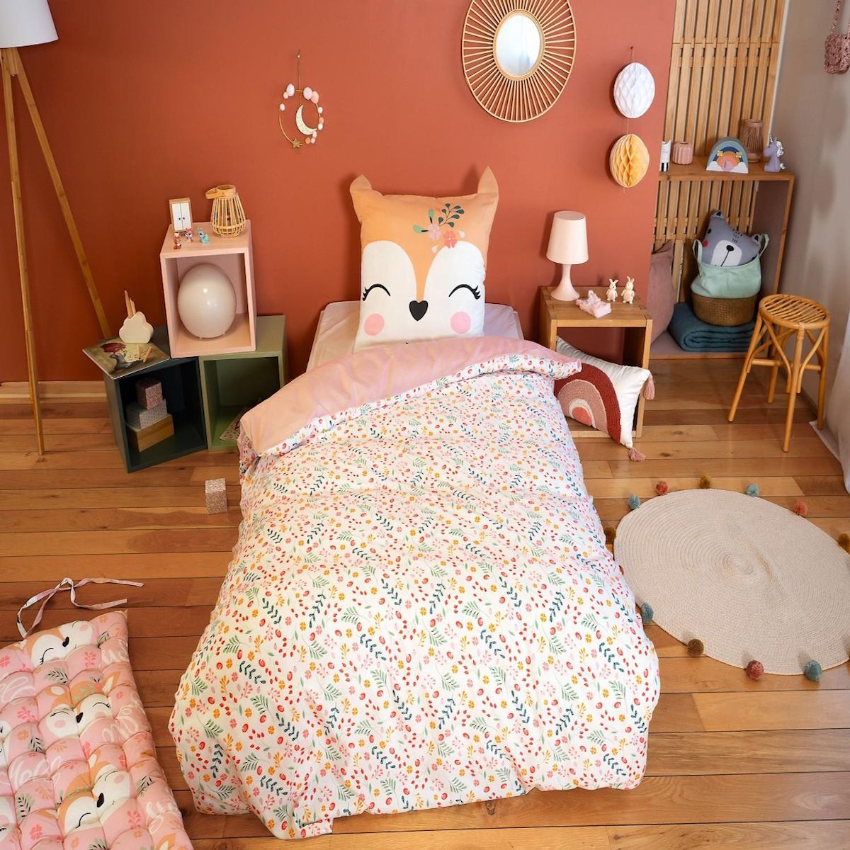 Home collection Parure De Couette 2pcs 140x200cm Microfibre Leila