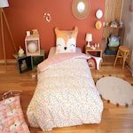 Home collection Parure De Couette 2pcs 140x200cm Microfibre Leila