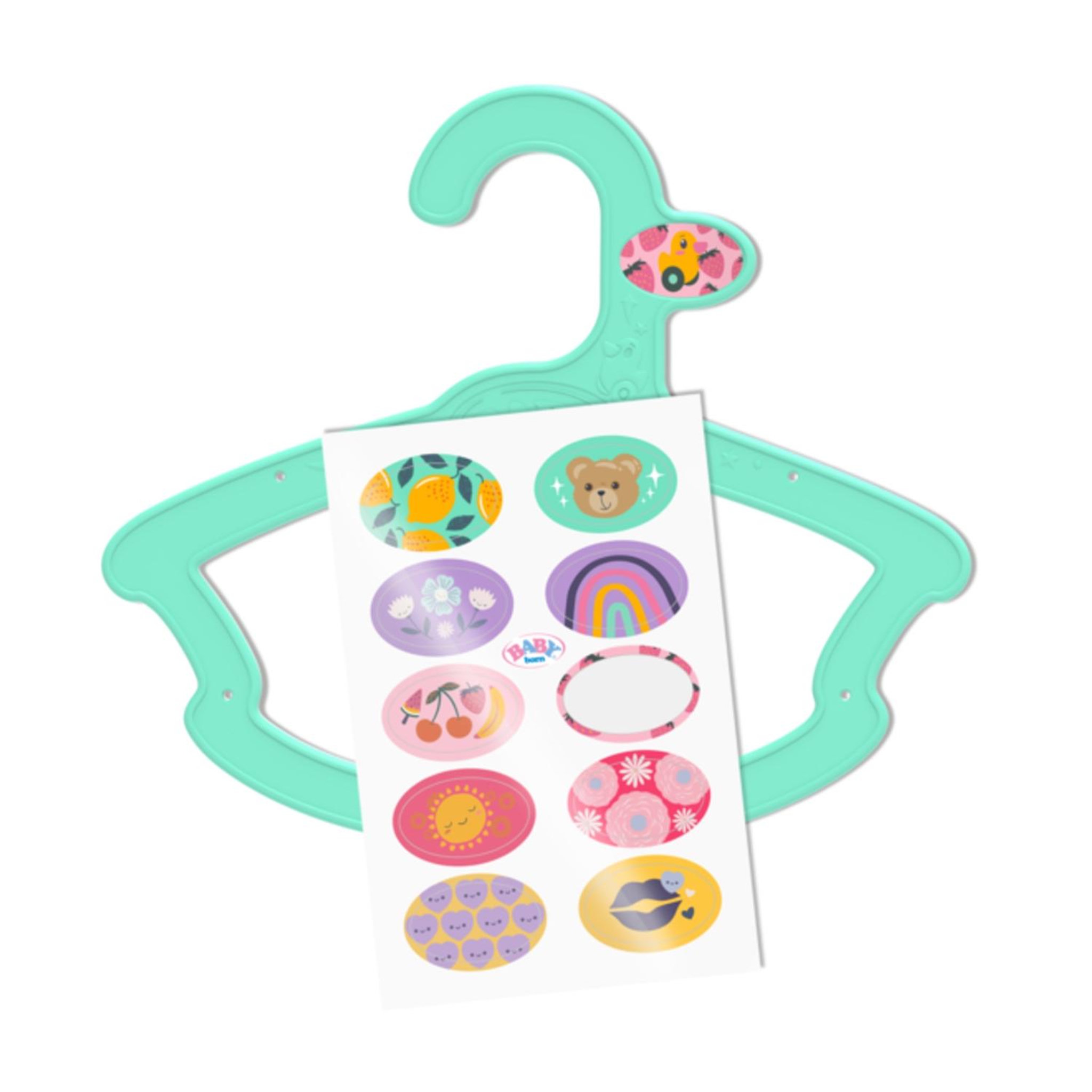 Voir la diapositive 2 : Zapf Creation Baby born Set de 5 cintres pour vêtements poupées