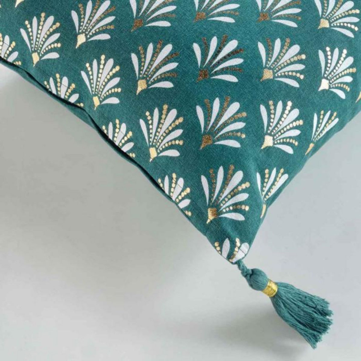 Paris Prix Housse de Coussin Imprimée  Rafina  40x40cm Vert