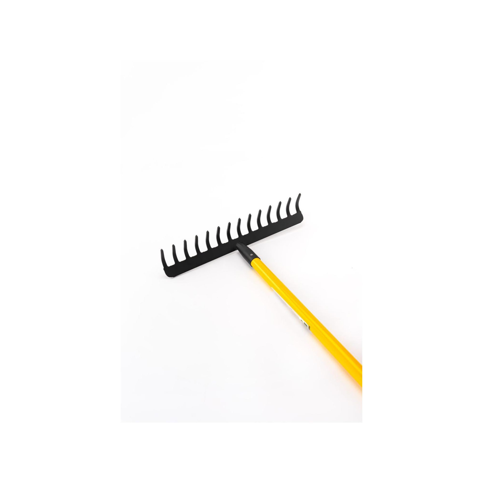 Voir la diapositive 5 : SUAN Râteau pour jardin - suan - 14 dents - manche en fibre de verre - dimensions : 150 x 40 x 8,6 cm