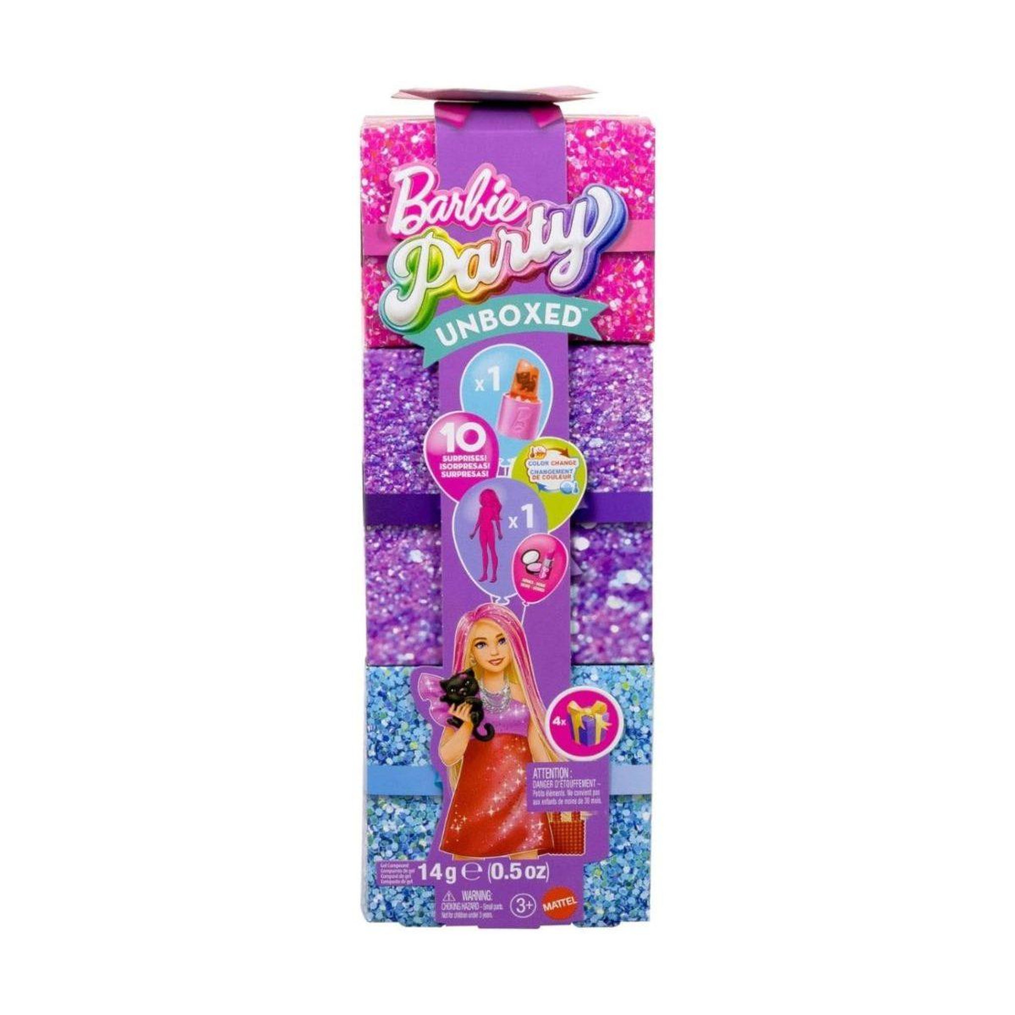 Voir la diapositive 5 : MATTEL Poupée barbie  jfy68 reveal - glam party