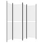 Voir la diapositive 4 : VIDAXL Cloison de separation 4 panneaux Blanc 200x180 cm Tissu