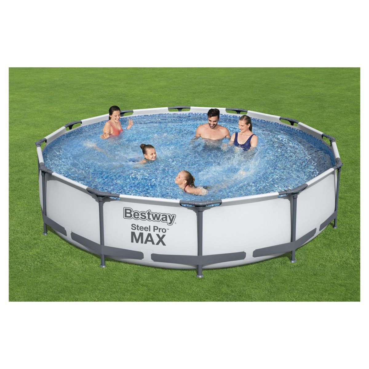BESTWAY Piscine hors sol Steel Pro Max&trade; diamètre 366 x 76 cm