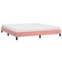 Voir la diapositive 3 : VIDAXL Cadre de lit sans matelas rose 180x200 cm velours