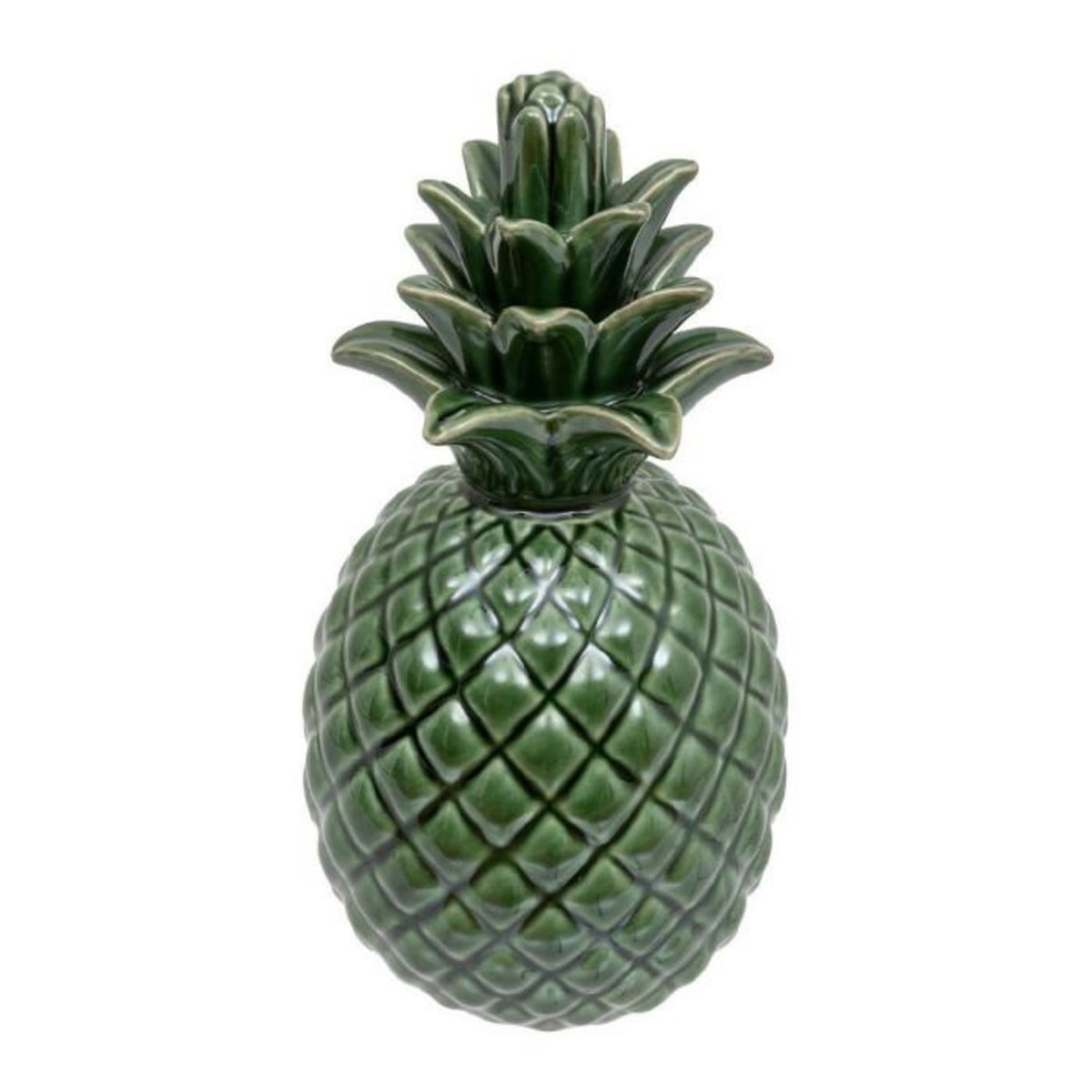 ATMOSPHERA Ananas Déco en Céramique  Exotic Panama  20cm Vert
