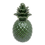 ATMOSPHERA Ananas Déco en Céramique  Exotic Panama  20cm Vert