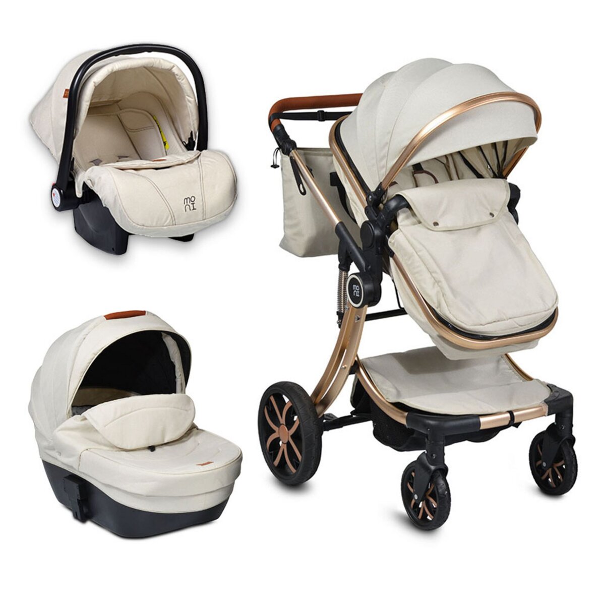 Poussette beige cheap