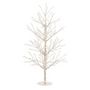 Voir la diapositive 2 : Paris Prix Statuette Déco à Led  Arbre Nu Perles  125cm Blanc