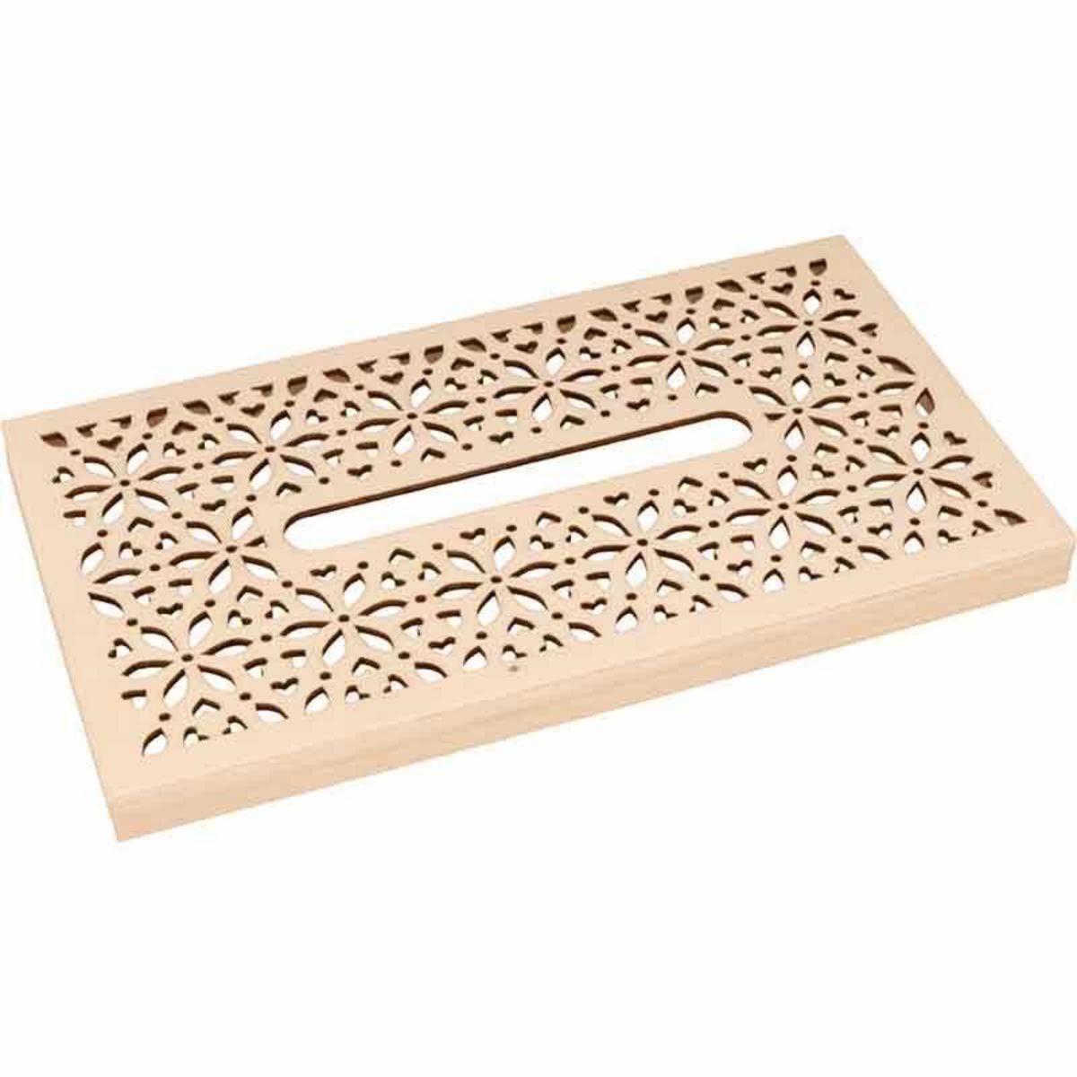 Artemio Boîte à mouchoirs avec couvercle fleuri - 25,5 x 14 x 8,5 cm