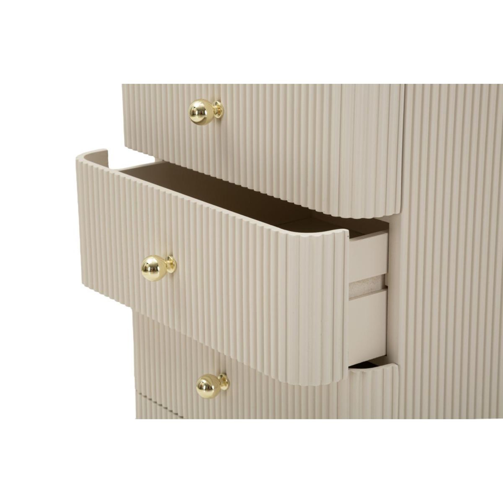 Voir la diapositive 4 : Paris Prix Chiffonnier 5 tirois  shy  89cm blanc