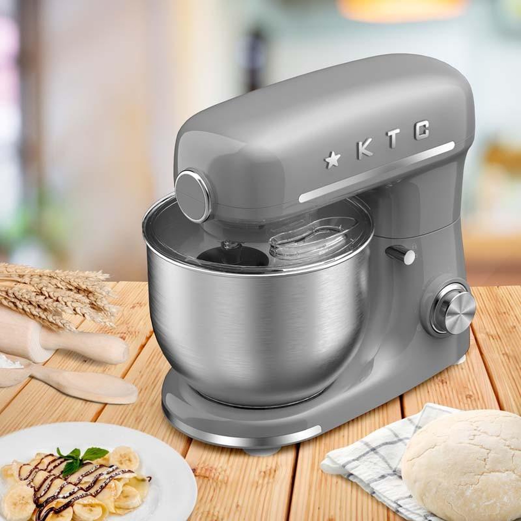 Voir la diapositive 4 : KITCHENCOOK Robot pétrin 5l inspiron grey kitchencook