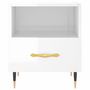 Voir la diapositive 4 : VIDAXL Table de chevet blanc brillant 40x35x47,5 cm bois d'ingenierie
