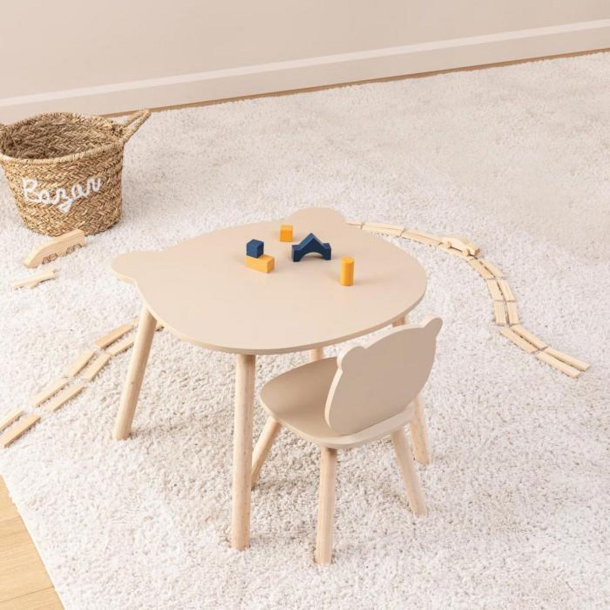 Atmosphera Kids Chaise Enfant  Douceur  46cm Multicolore