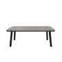 Voir la diapositive 2 : Paris Prix Table de Jardin en Verre  Paola  200cm Noir & Marron