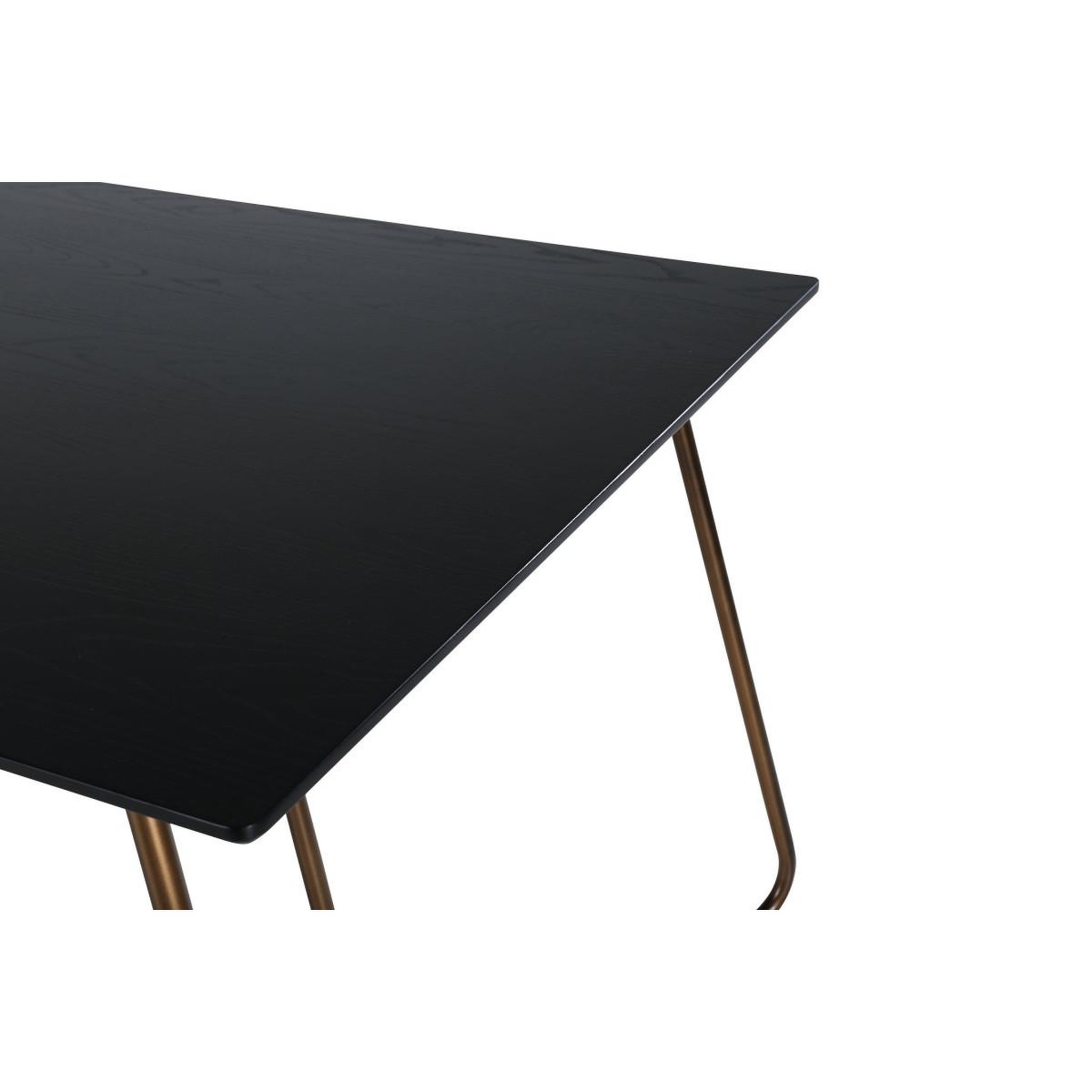 Voir la diapositive 6 : Paris Prix Table à manger design  petra  190cm noir & cuivre