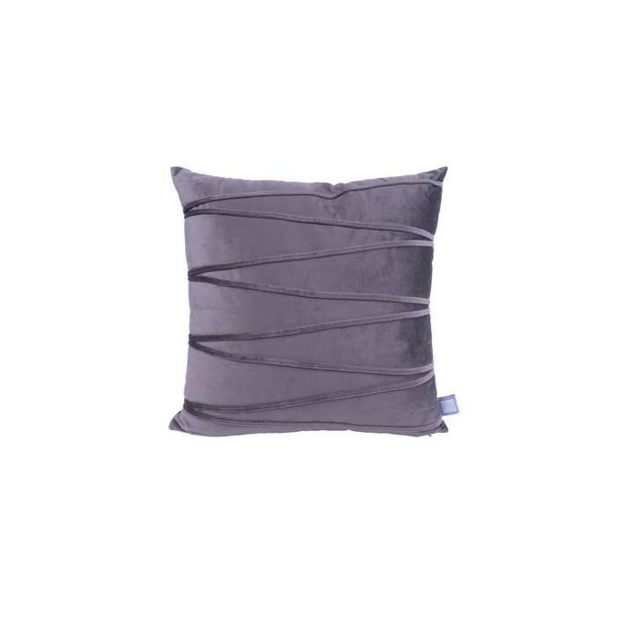 Paris Prix Lot de 2 Coussins Déco  Paulina  30x50cm Gris