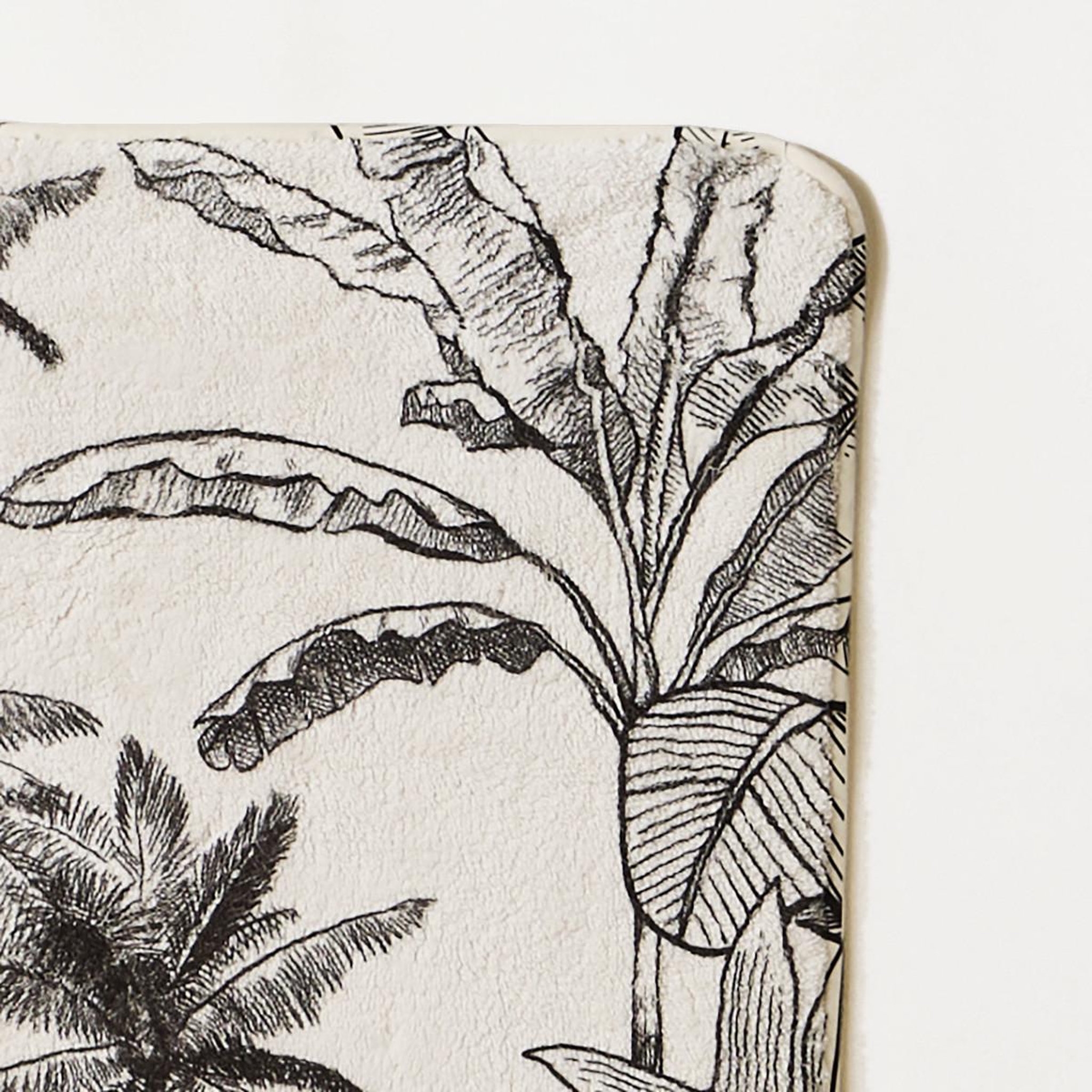 Voir la diapositive 3 : GUY LEVASSEUR Tapis de bain antidérapant imprimé tropical 60x120cm