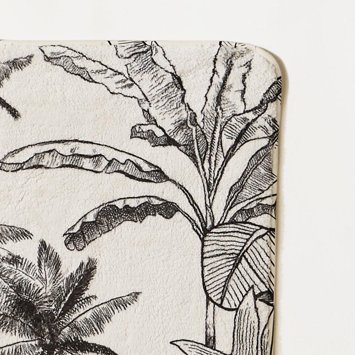 GUY LEVASSEUR Tapis de bain antidérapant imprimé tropical 60x120cm