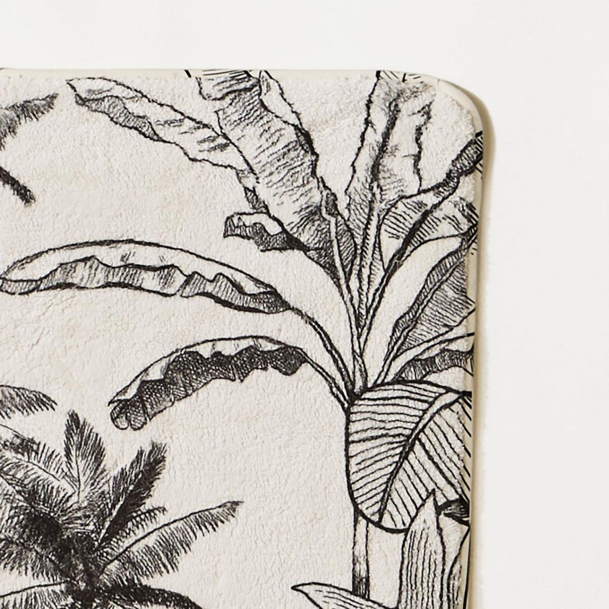 GUY LEVASSEUR Tapis de bain antidérapant imprimé tropical 60x120cm