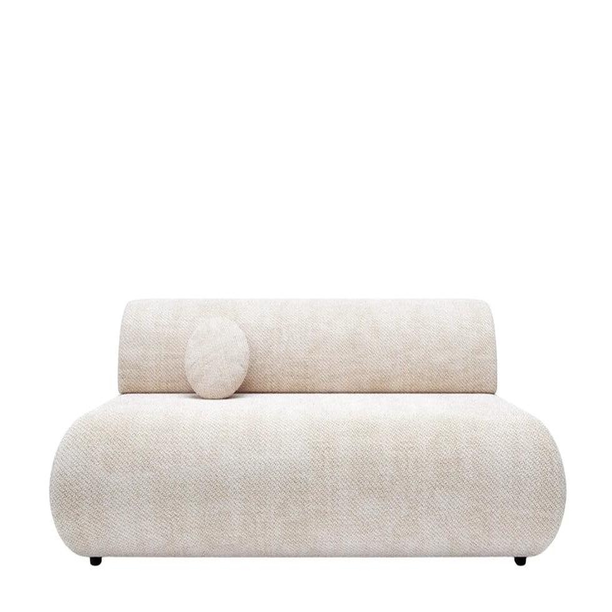 CASANOVA PARIS Levi - canapé droit convertible tissu lisse. Coloris disponibles : Marron, Bleu, Vert, Beige, Gris, Orange