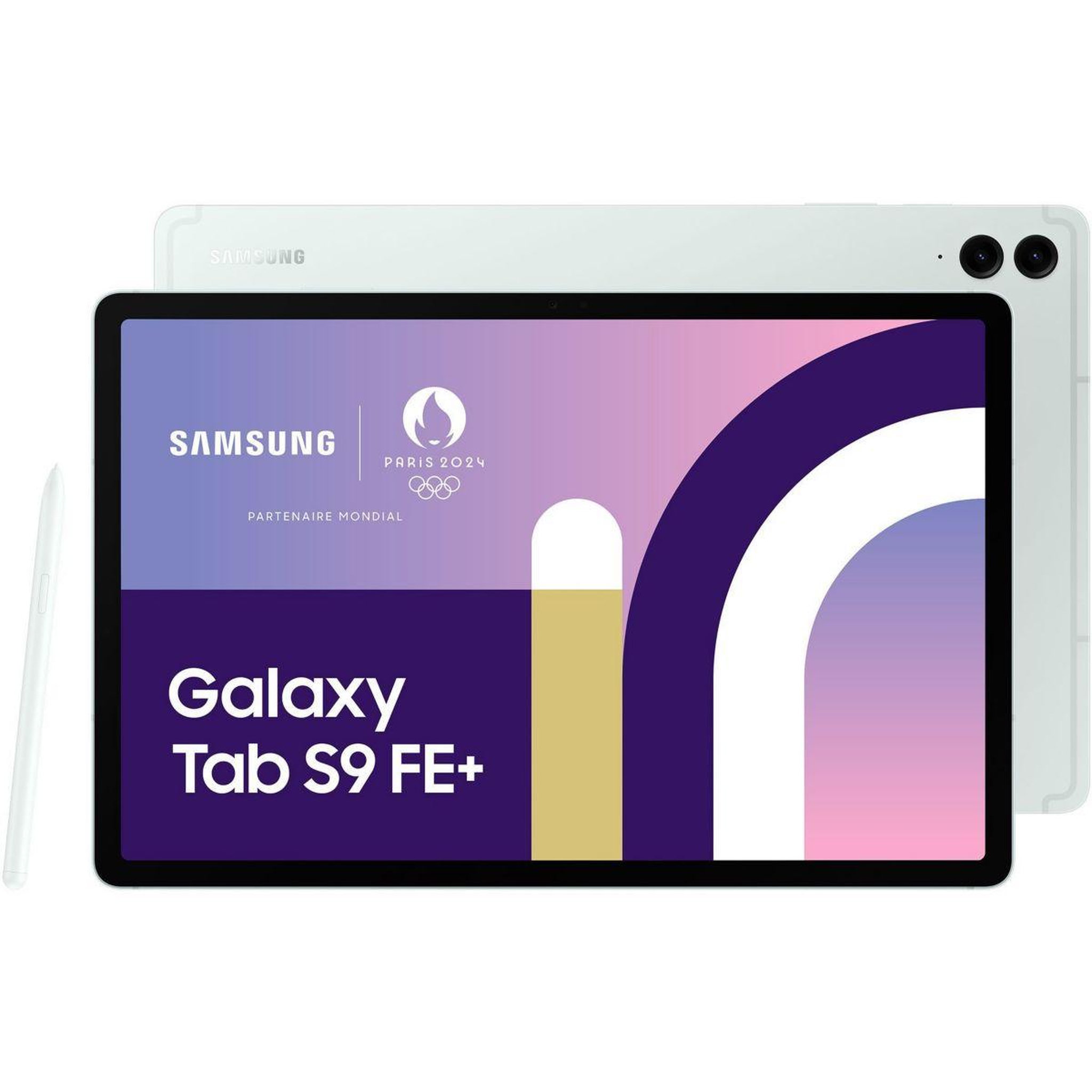 Voir la diapositive 2 : Samsung Tablette Android Galaxy Tab S9FE+ 12.4 128Go Vert