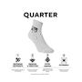 Voir la diapositive 2 : FREEGUN Lot de 6 paires de chaussettes quarter enfant modèle FRGN noir