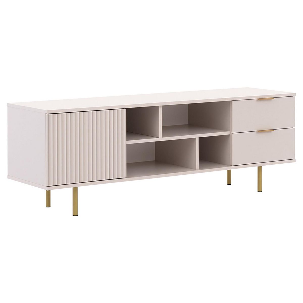BEST MOBILIER Monica - meuble tv - beige - 150 cm