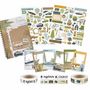 Voir la diapositive 1 : Graine créative Kit carnet de voyage scrapbooking