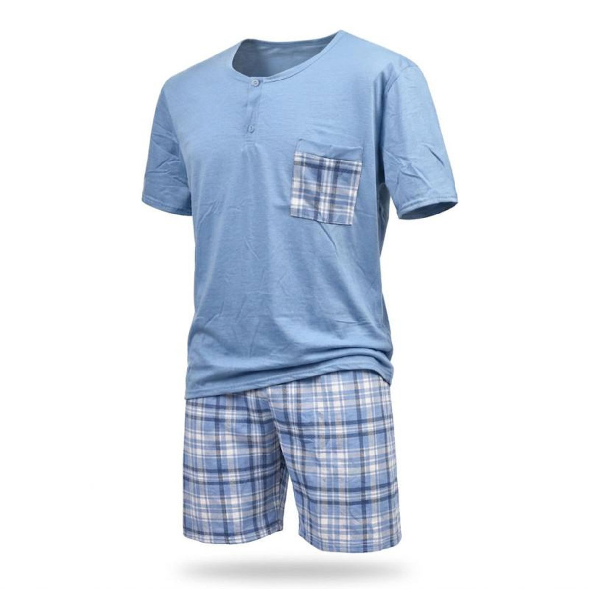 OZABI OZABI Ensemble Pyjama Pyjama Court Homme Coton