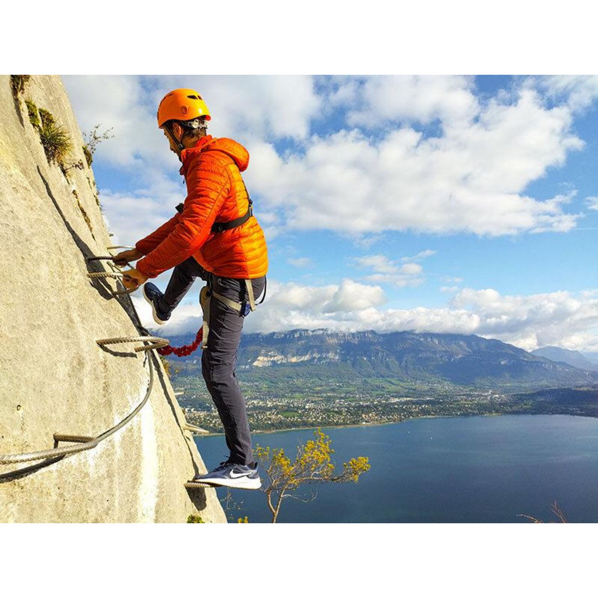Smartbox Parcours via ferrata de la Dent du Chat près d'Annecy pour 2 débutants - Coffret Cadeau Sport & Aventure