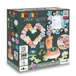 SMOBY Smoby - Loisirs créatif - Set de création fleurs objets décoratifs - 200 accessoires - Fabriqué en France