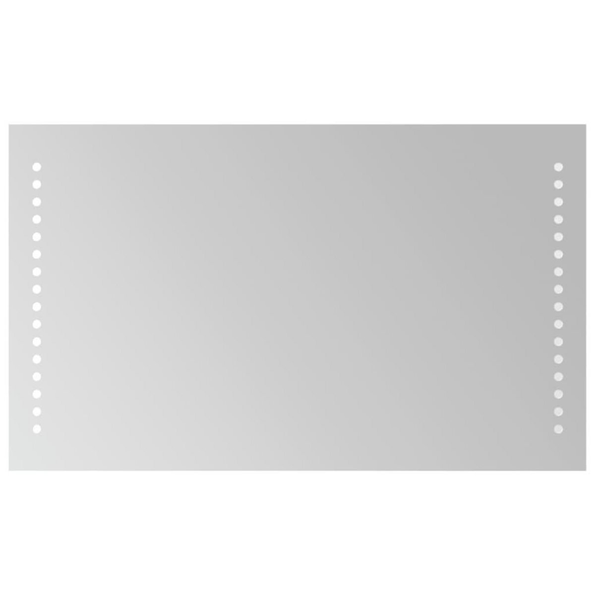 VIDAXL Miroir de salle de bain a LED 30x50 cm