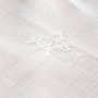 Voir la diapositive 2 : ATMOSPHERA Nappe Brodé en Coton  Joy  150x250cm Blanc