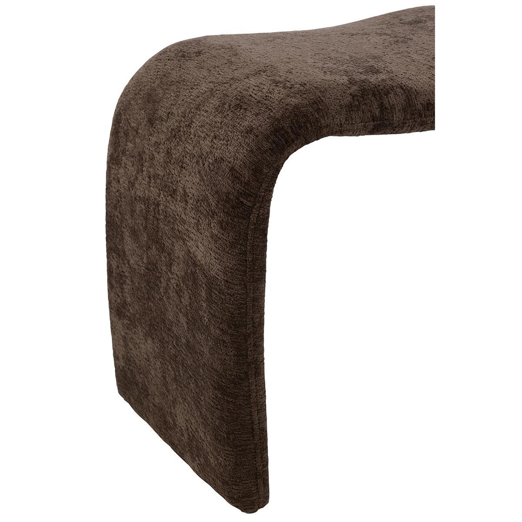 Voir la diapositive 5 : J-LINE Pouf design  anise  61cm marron foncé