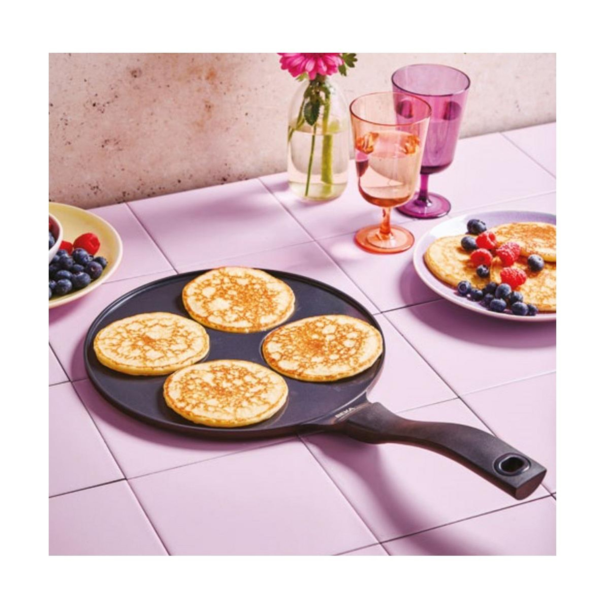 Voir la diapositive 2 : Beka Poêle 4 blinis 26 cm céramique - 140681