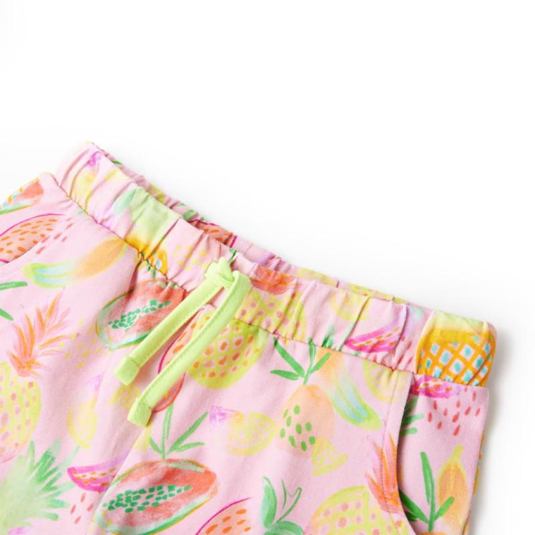 Voir la diapositive 3 : VIDAXL Short pour enfants à cordon de serrage rose pâle 104