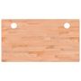 Voir la diapositive 2 : VIDAXL Dessus de bureau 110x60x2,5 cm bois massif de hêtre