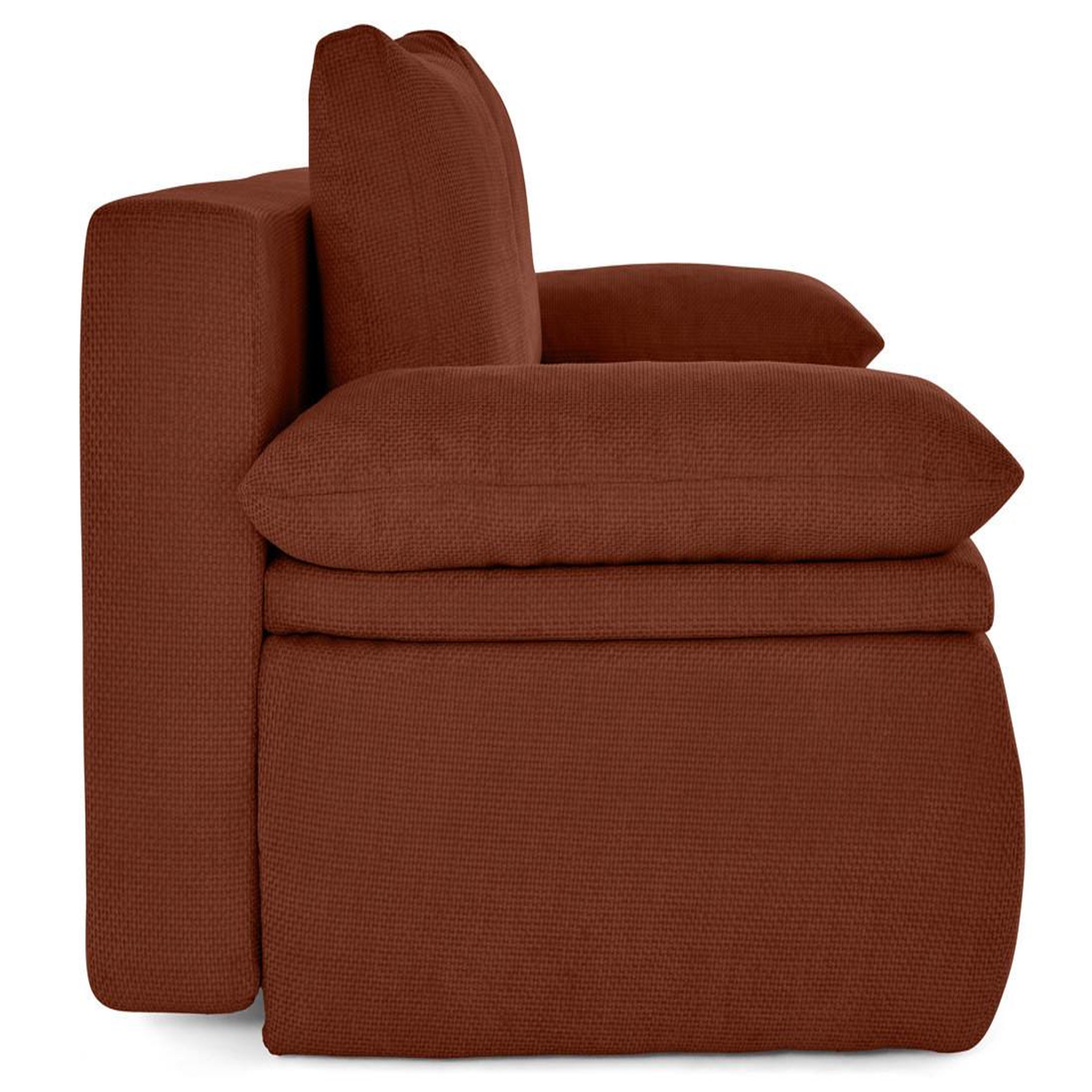 Voir la diapositive 6 : BEST MOBILIER Kurt - canapé 3 places convertible avec coffre en velours texturé