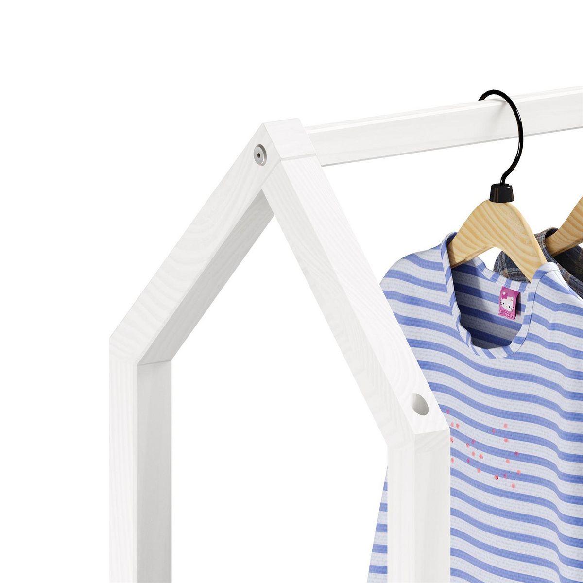 IDIMEX Commode AMIRA type Montessori, avec 3 tiroirs, en pin massif