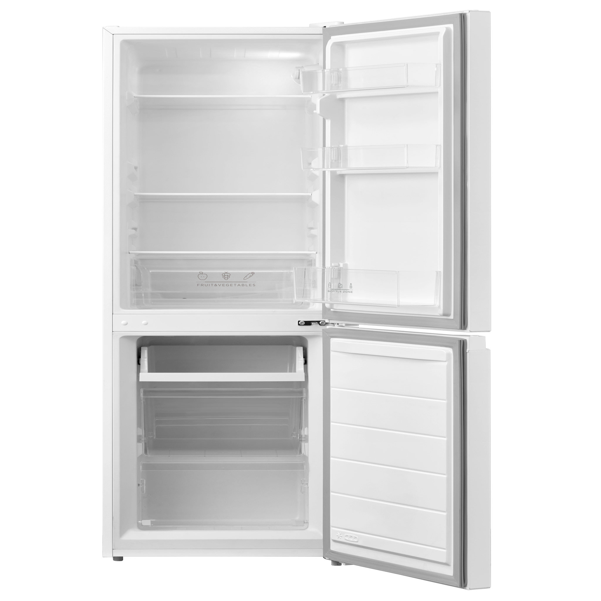 Voir la diapositive 4 : SCHNEIDER Réfrigérateur combiné 174L Blanc - SCCB174LFEW