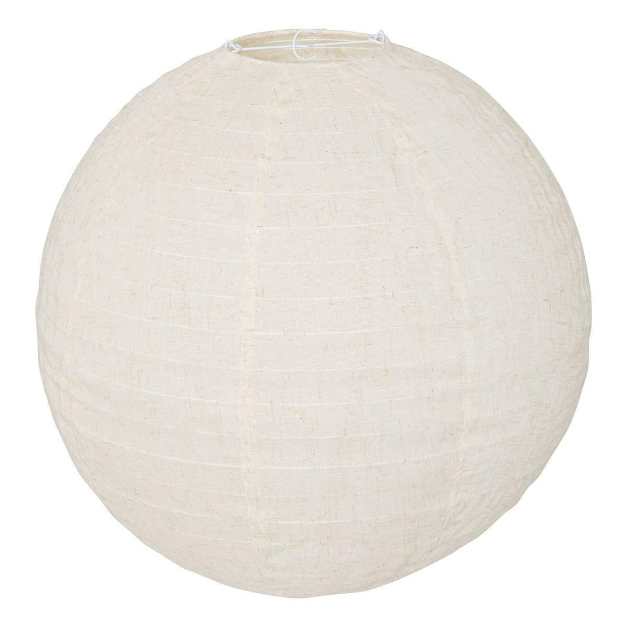 Voir la diapositive 2 : ATMOSPHERA Lanterne japonaise boule  jordy  43cm blanc