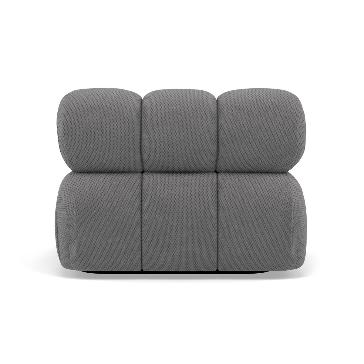 LISA DESIGN Ruby - module d'assise d'angle droit en velours texturé