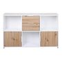 Voir la diapositive 1 : Paris Prix Buffet Design 6 Cases  Adam  70cm Blanc