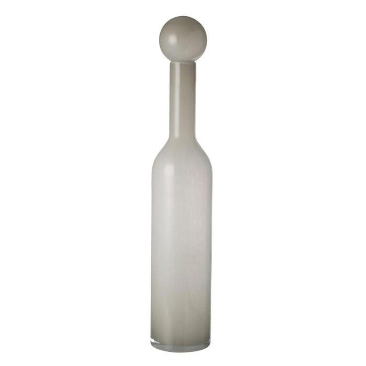 Paris Prix Vase Bouteille Bouchon en Verre  Doyle  75cm Gris