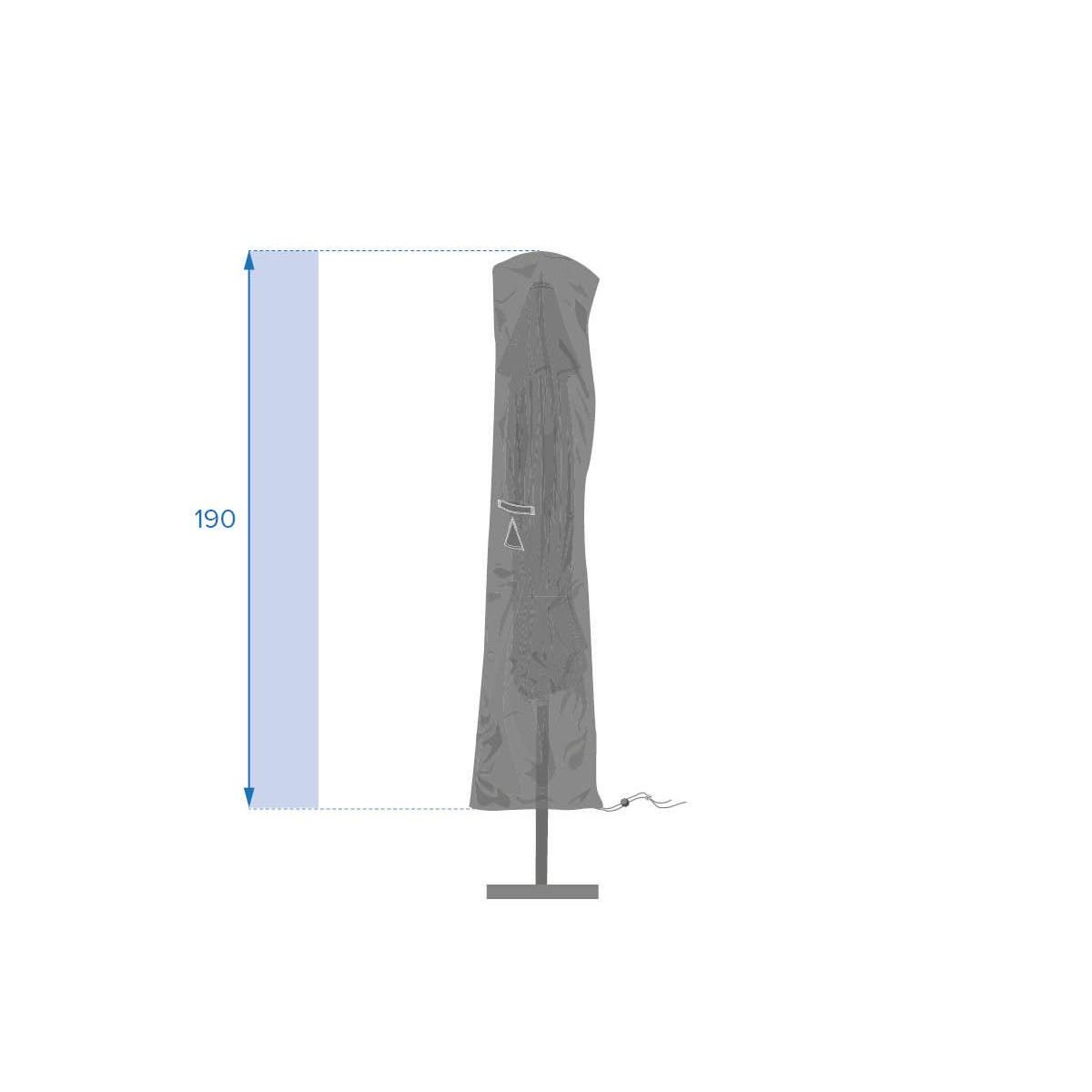 HESPERIDE Housse de protection Hambo pour parasol droit - Hespéride