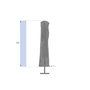 Voir la diapositive 3 : HESPERIDE Housse de protection Hambo pour parasol droit - Hespéride