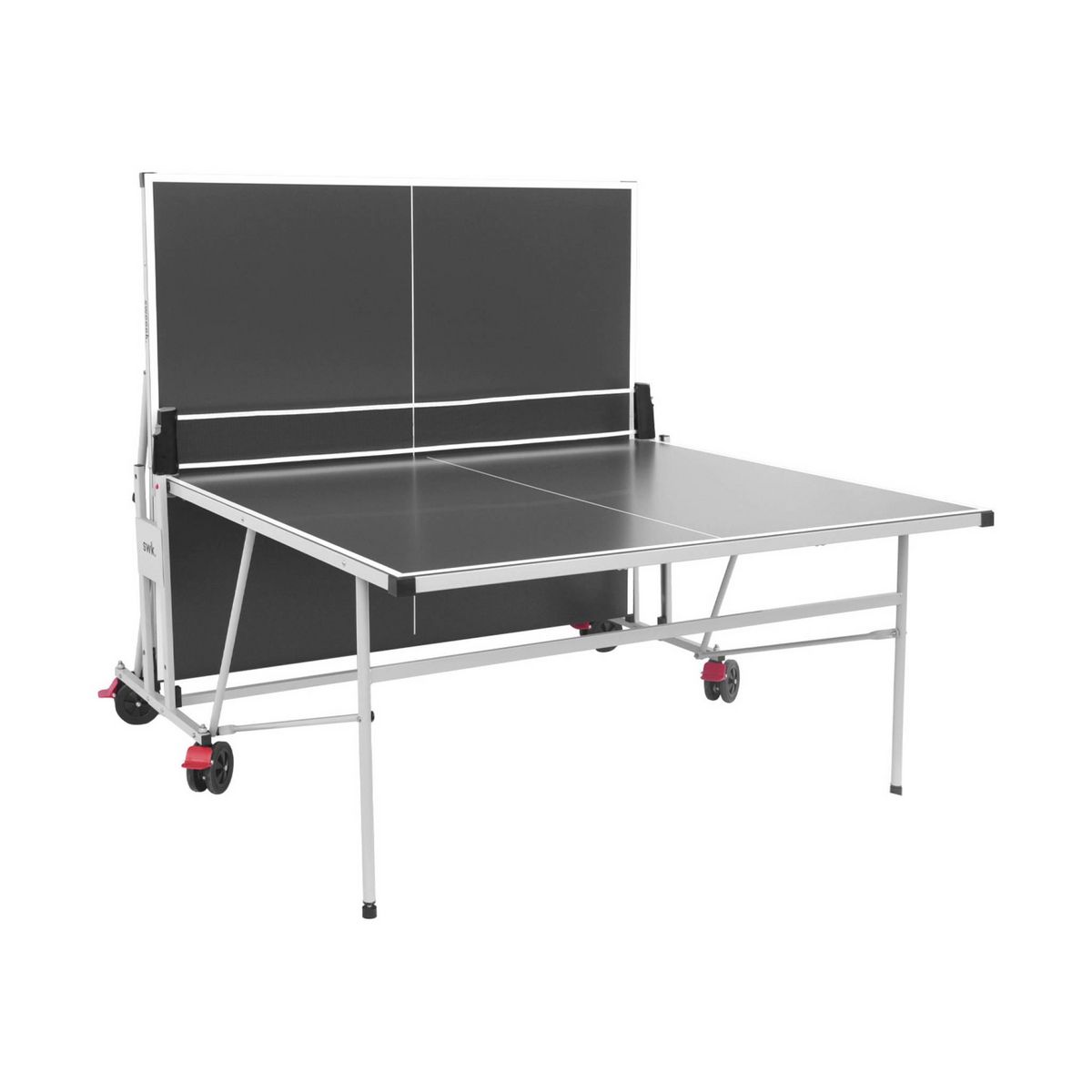 SWEEEK Table de ping pong OUTDOOR, avec 2 raquettes et 3 balles, pour utilisation extérieure, sport tennis de table